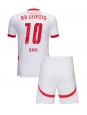 RB Leipzig Xavi Simons #10 Replika Hemmakläder Barn 2024-25 Kortärmad (+ byxor)